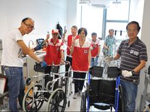 Purchase of 50 wheelchairs for “Mobility Equipment Loan Service”