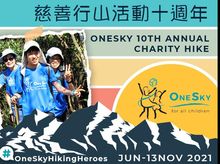 CINDY WONG is fundraising for OneSky 10th Annual Charity Hike